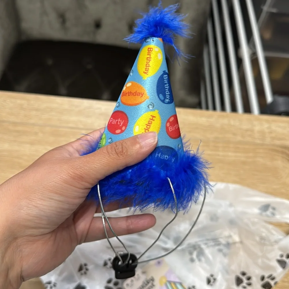 Doggy Birthday Hat Celebration Small Dog Gotcha Day Pet Accessories